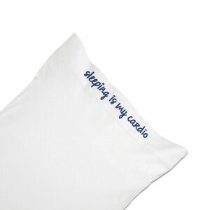 Sleeping is my Cardio set of 2 pillowcases